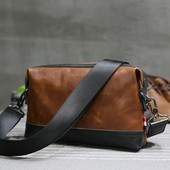 Geanta de umar barbateasca casual din piele ecologica