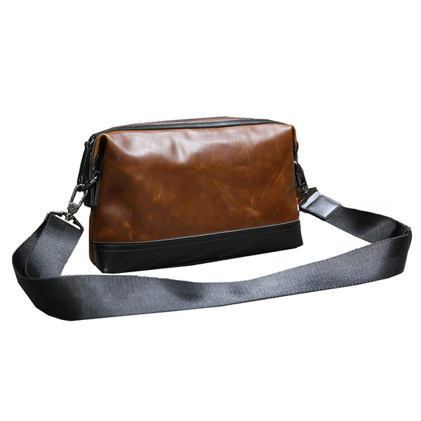 Geanta de umar barbateasca casual din piele ecologica