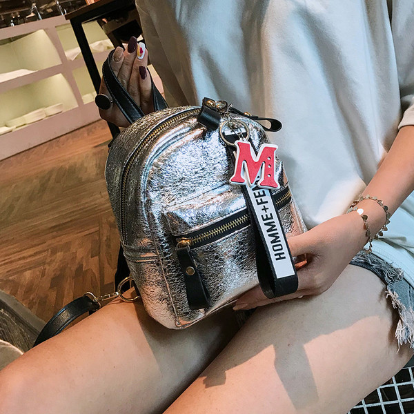 Rucsac mic de dama cu accesoriu in mai multe culori