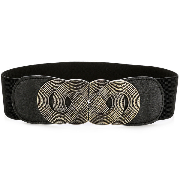 Γυναικεία ελαστική ζώνη με μεγάλη πόρπη