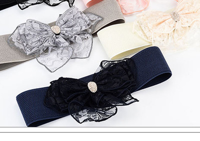 Cureaua elastica dama cu panglica din dantela