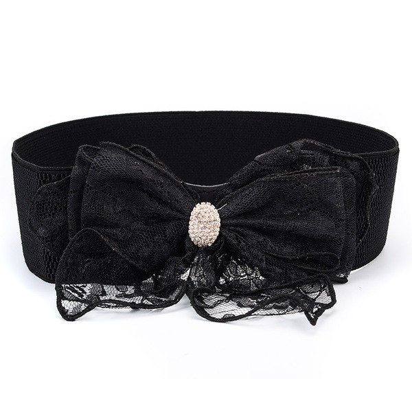 Cureaua elastica dama cu panglica din dantela