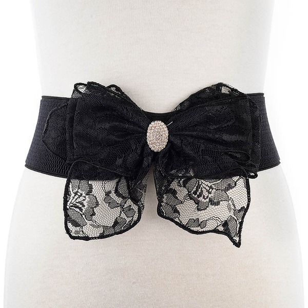 Cureaua elastica dama cu panglica din dantela