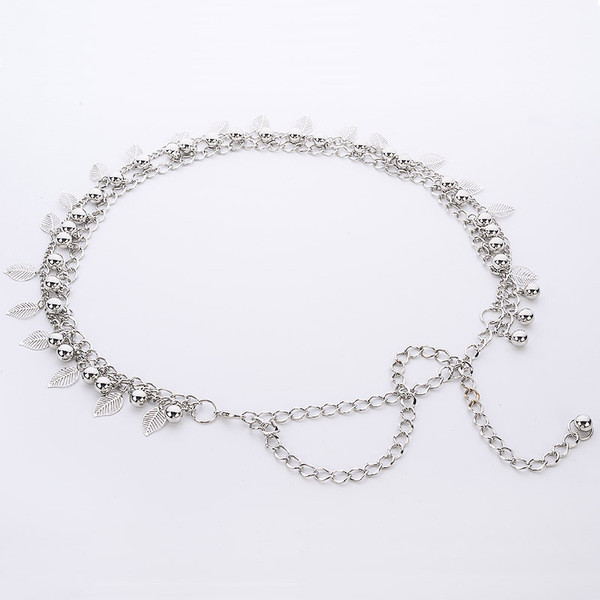 Lant de curea de dama cu pandantive metalice