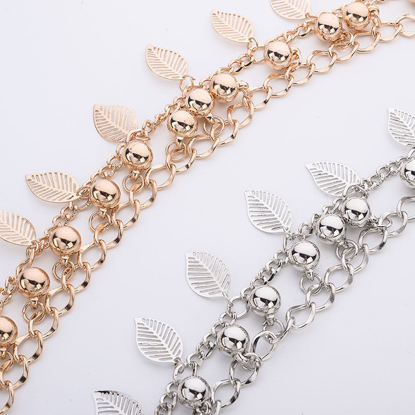 Lant de curea de dama cu pandantive metalice