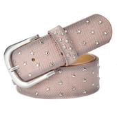 Curea de zi cu zi pentru femei cu ochiuri metalice stea