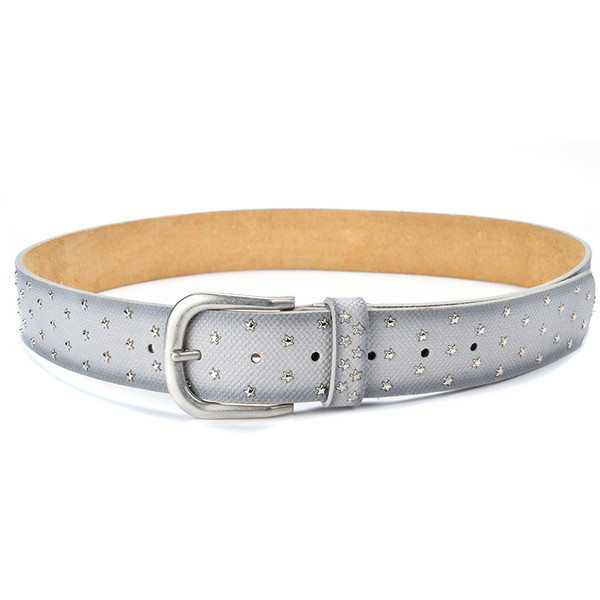 Curea de zi cu zi pentru femei cu ochiuri metalice stea