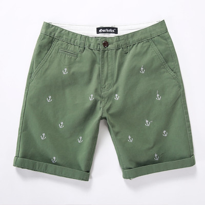 Модерни къси панталони с бродерия в няколко цвята 