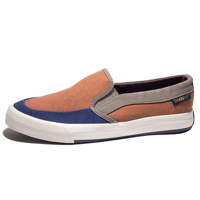 Mocasini moderni pentru barbati cu culori irizate