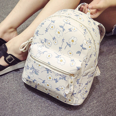 Rucsac de dama cu motive florale in mai multe culori