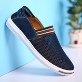 Mocasini casual barbati din plasa in doua culori