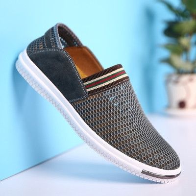 Mocasini casual barbati din plasa in doua culori