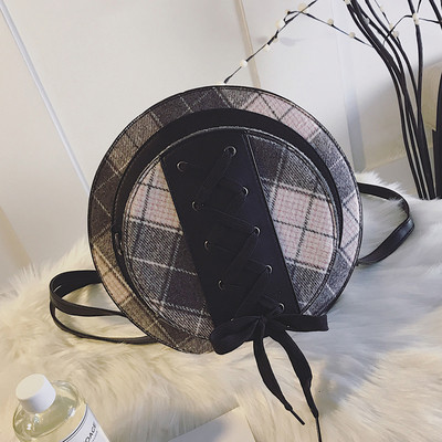 Rucsac mic de dama extravagant cu cravate decorative in trei culori