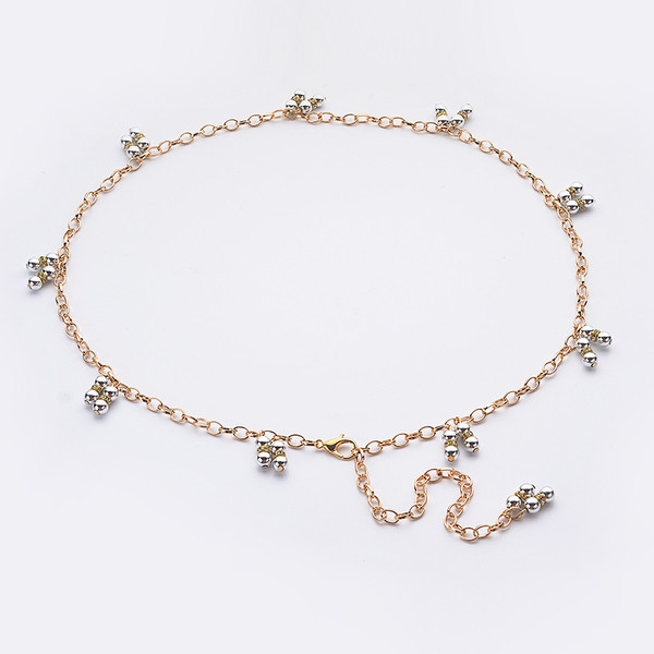 Lant de curea subtire de dama cu pandantive