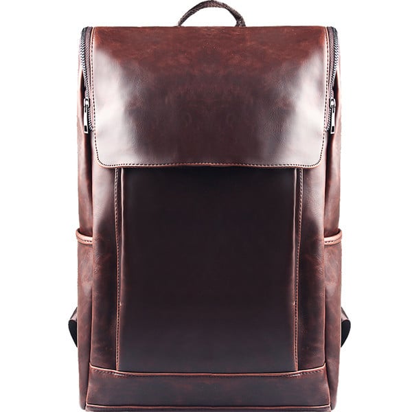 Rucsac barbatesc confortabil si luxos din piele ecologica in doua culori