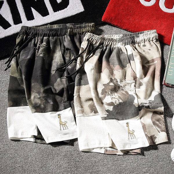 Камуфлажни къси панталони в два цвята 