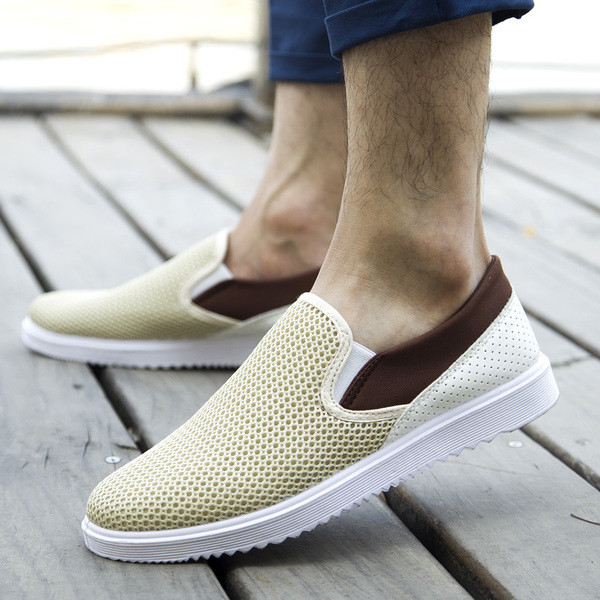 Mocasini casual barbati din plasa in trei culori