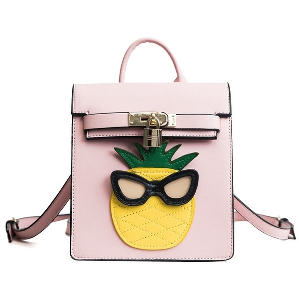 Rucsac de dama din piele ecologica cu decor 3D in trei culori