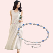 Cureaua subtire eleganta de dama cu pietre decorative