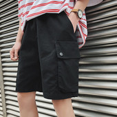 Pantaloni scurți pentru bărbați cu buzunare laterale