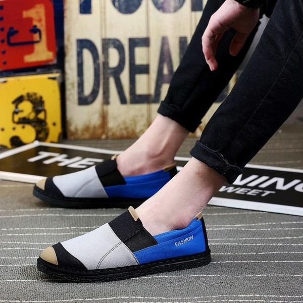 Mocasini moderni pentru barbati cu talpa plata in doua culori