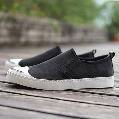 Mocasini sport pentru bărbați în negru și gri