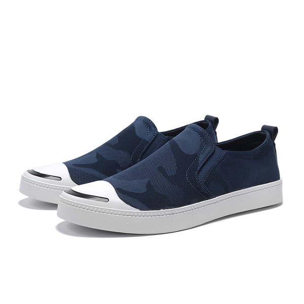 Mocasini sport pentru bărbați în negru și gri