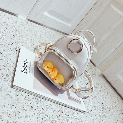 Rucsac de zi cu zi pentru femei în alb și negru