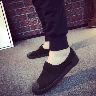 Mocasini de piele intoarsa pentru barbati in negru, rosu si maro