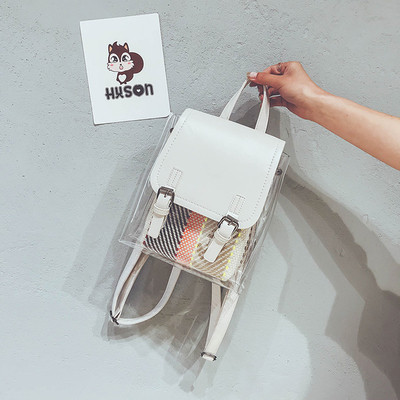 Rucsac de dama in diferite culori cu elemente transparente