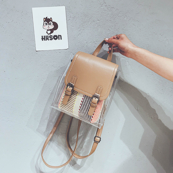 Rucsac de dama in diferite culori cu elemente transparente