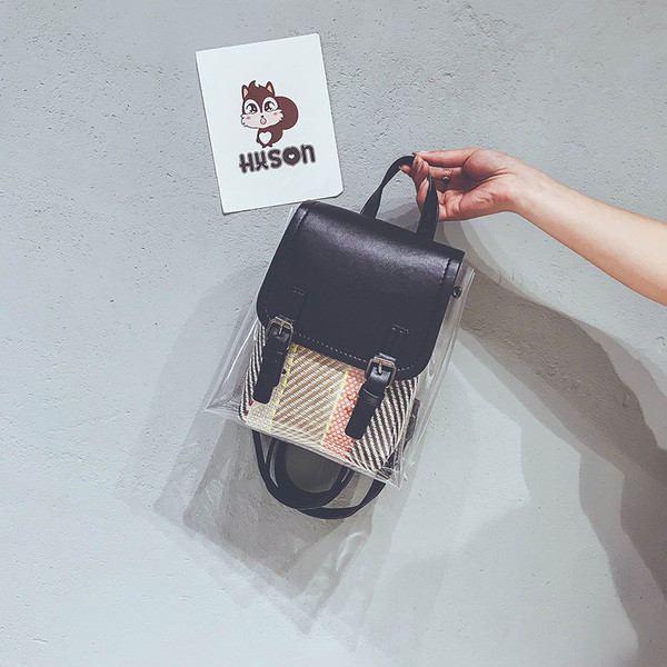 Rucsac de dama in diferite culori cu elemente transparente