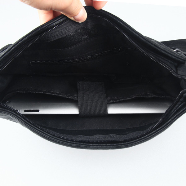 Geanta de umar neagra pentru barbati potrivita pentru fiecare zi