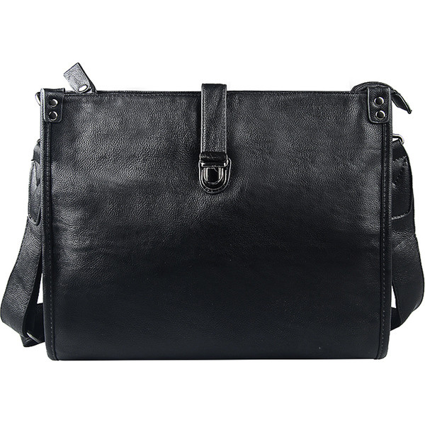 Geanta de umar neagra pentru barbati potrivita pentru fiecare zi