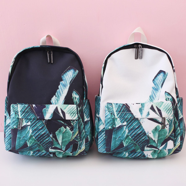 Rucsac de damă de zi cu zi cu motive colorate