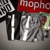 Pantaloni scurți de vară cu margine laterală albă în mai multe culori