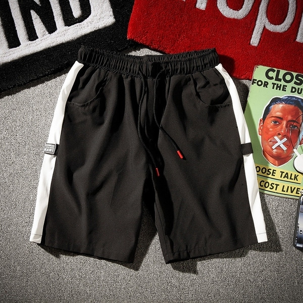 Pantaloni scurți de vară cu margine laterală albă în mai multe culori