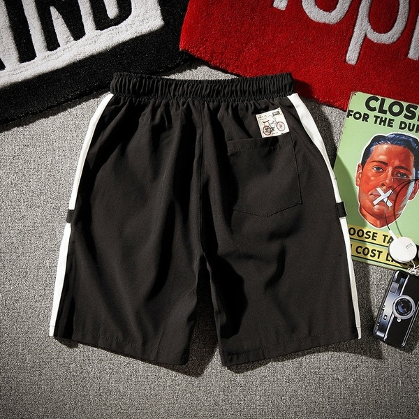 Pantaloni scurți de vară cu margine laterală albă în mai multe culori