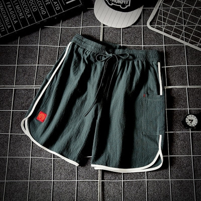 Pantaloni scurți proaspeți, în mai multe culori, cu margini și buzunare negre