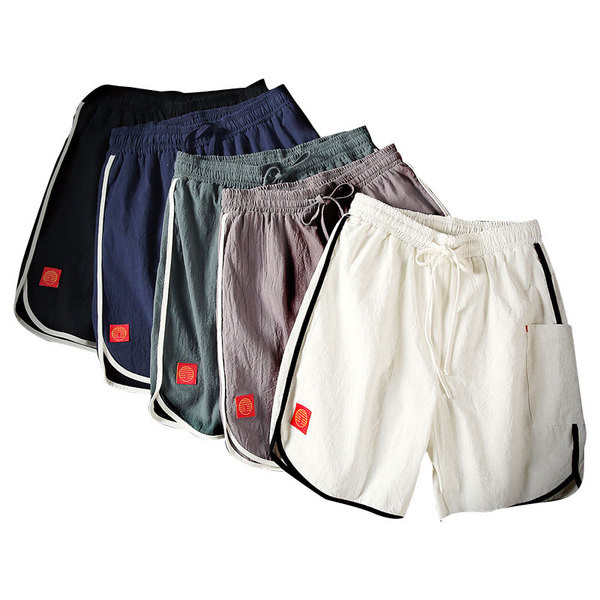 Pantaloni scurți proaspeți, în mai multe culori, cu margini și buzunare negre