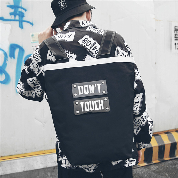 ΝΕΟ μοντέλο ανδρικό  σακίδιο σετρία χρώματα με επιγραφή