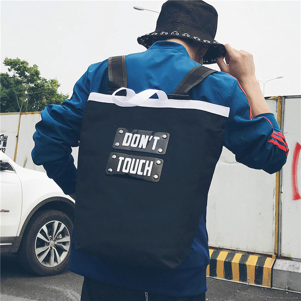 ΝΕΟ μοντέλο ανδρικό  σακίδιο σετρία χρώματα με επιγραφή