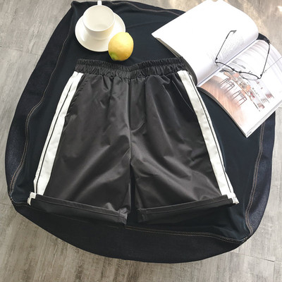 Pantaloni scurti sport casual cu elastic in mai multe culori