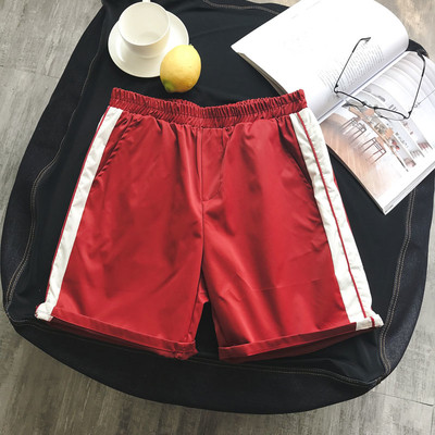Pantaloni scurti sport casual cu elastic in mai multe culori
