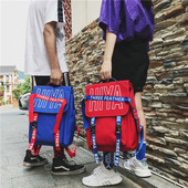 Ανδρικό καθημερινό σακίδιο με επιγραφές σε τέσσερα χρώματα