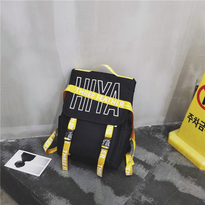 Ανδρικό καθημερινό σακίδιο με επιγραφές σε τέσσερα χρώματα