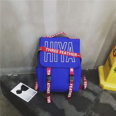 Ανδρικό καθημερινό σακίδιο με επιγραφές σε τέσσερα χρώματα