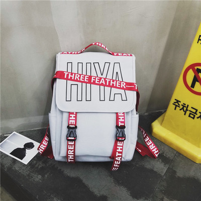 Ανδρικό καθημερινό σακίδιο με επιγραφές σε τέσσερα χρώματα