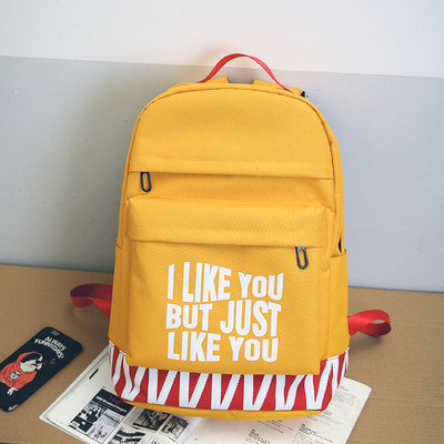 Rucsac modern pentru bărbați cu o inscripție potrivită pentru fiecare zi, sport, călătorii în mai multe culori