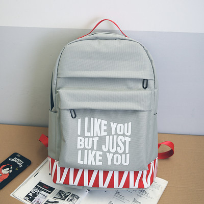 Rucsac modern pentru bărbați cu o inscripție potrivită pentru fiecare zi, sport, călătorii în mai multe culori